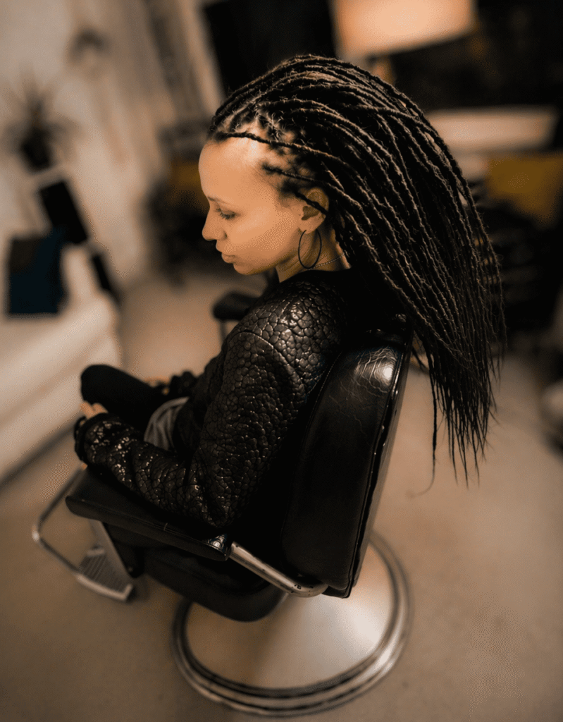 protected dreadlock result for thinning hair with specialist planning