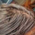 Permanent dreadlock extensions for thinning hair showing finished length and fullness