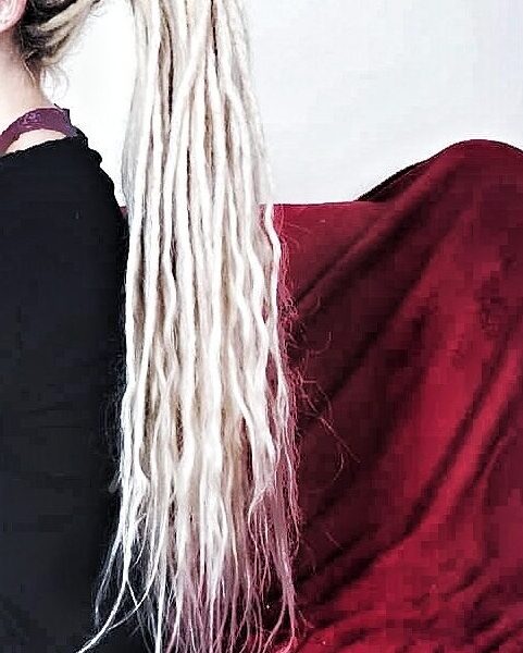 How many dreadlock extensions for fine or thinning hair - balanced finished set